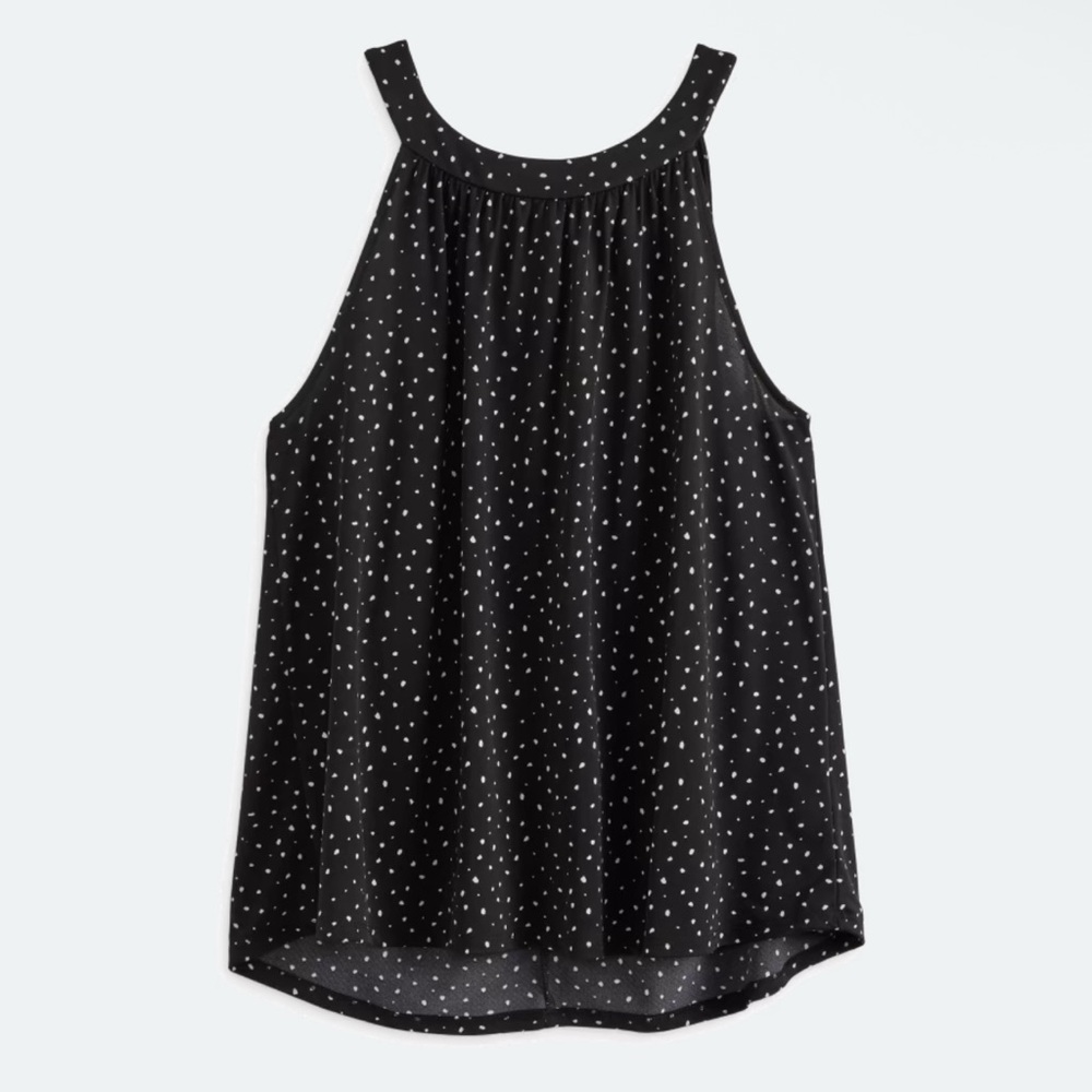 Beacon Black and White Sleeveless Tank Top